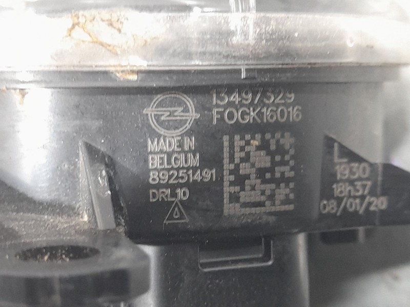 Recambio de faro antiniebla izquierdo para opel corsa f (p2jo) 1.2 (68) referencia OEM IAM 13497329  