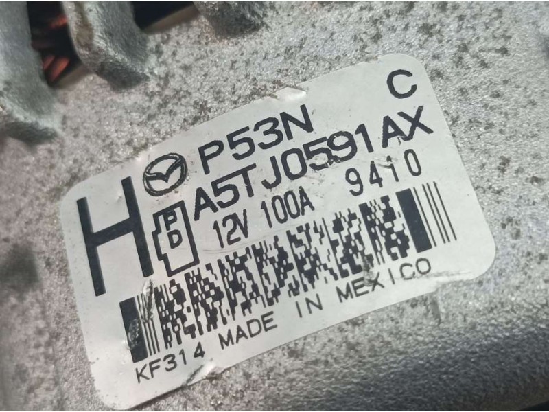Recambio de alternador para mazda 2 lim. () evolution referencia OEM IAM P57918F00J P53N 
