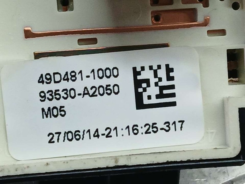 Recambio de mando retrovisor para kia cee´d concept referencia OEM IAM 93530A2050 49D4811000 