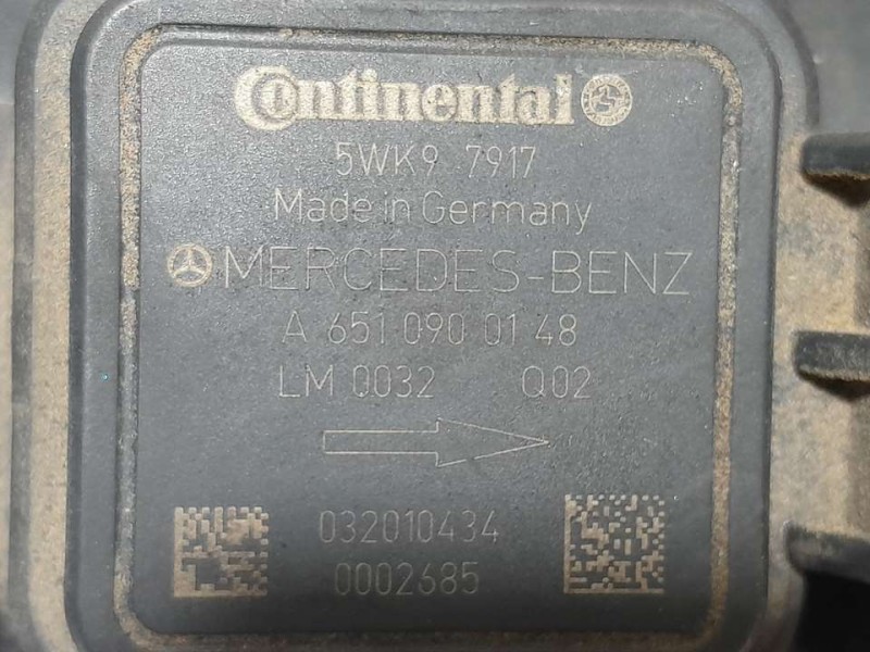 Recambio de caudalimetro para mercedes-benz clase e (w212) familiar 220 cdi blueefficiency (212.202) referencia OEM IAM A6510900