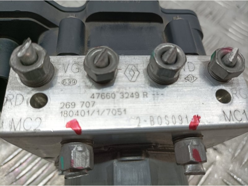 Recambio de abs para dacia sandero access referencia OEM IAM 476603249R 269707 BOSCH