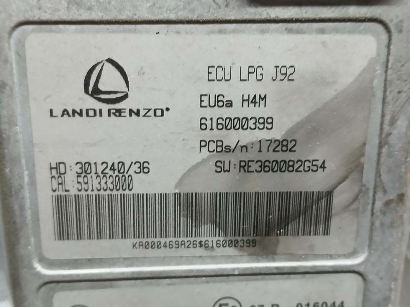 Recambio de centralita glp para dacia lodgy ambiance referencia OEM IAM 616000399 591333000 LANDI RENZO