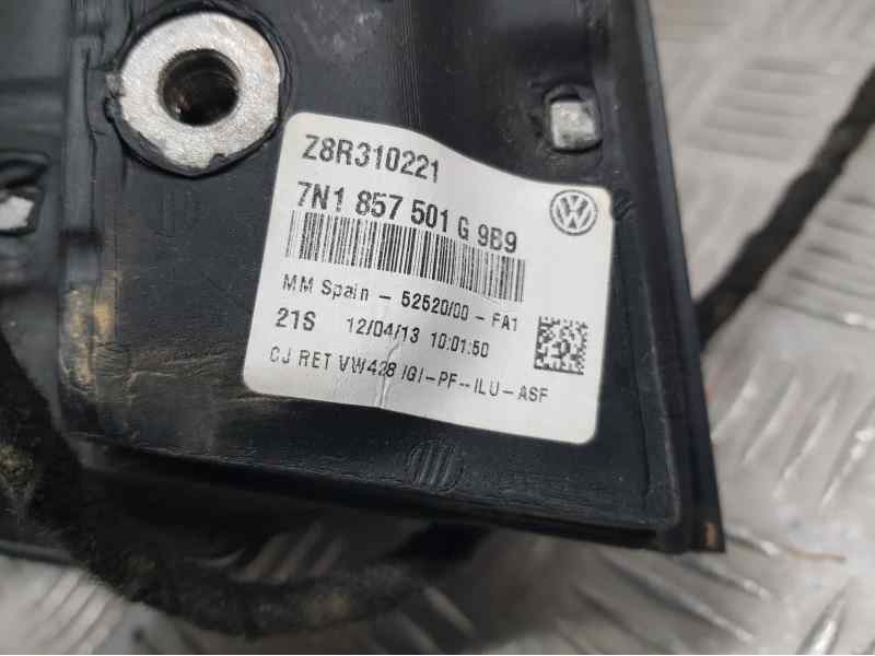 Recambio de retrovisor derecho para seat alhambra (710) style referencia OEM IAM 7N1857502H  ELECTRICO ROZADO