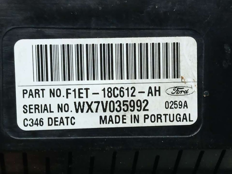 Recambio de mando climatizador para ford focus lim. business referencia OEM IAM F1ET18C612AH WX7V035992 