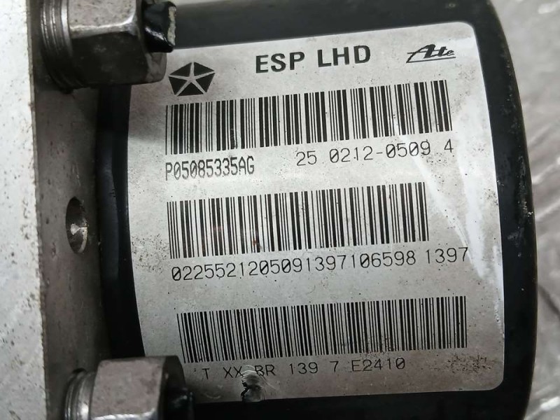 Recambio de abs para chrysler sebring berlina 2.0 crd limited referencia OEM IAM P05085335AG 0225521205091 ATE