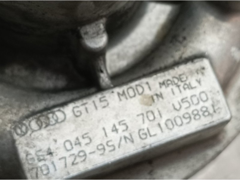 Recambio de turbocompresor para volkswagen polo (9n1) highline referencia OEM IAM 6SA04514570I 7017299 GARRETT