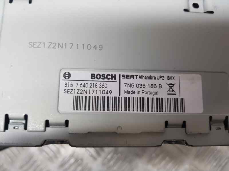 Recambio de sistema audio / radio cd para seat alhambra (710) style referencia OEM IAM 7N5035186B 7640218360 BOSCH