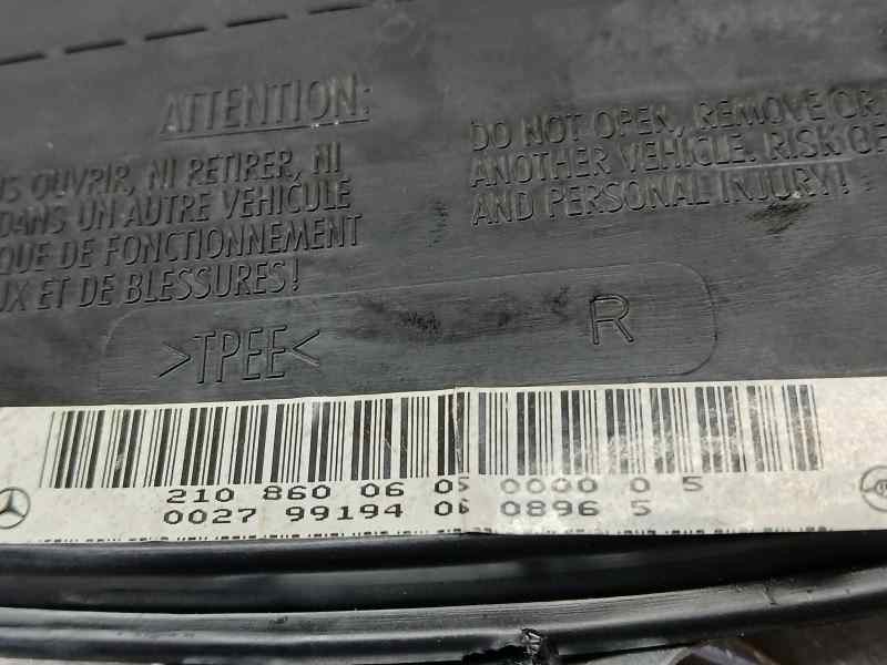 Recambio de airbag lateral delantero derecho para mercedes-benz clase e (w210) berlina 220 cdi referencia OEM IAM 2108600605 991