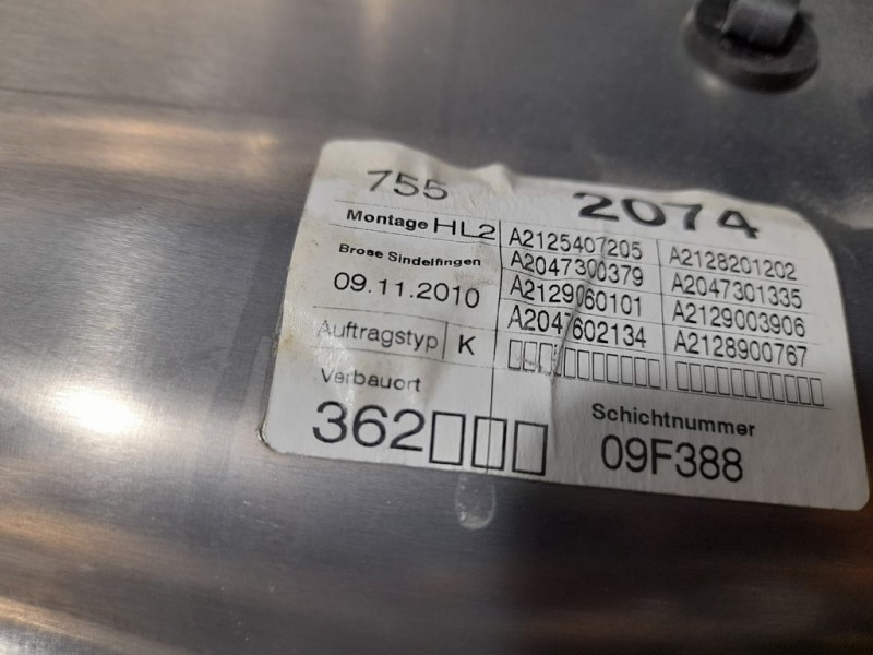 Recambio de elevalunas trasero derecho para mercedes-benz clase e (w212) familiar 220 cdi blueefficiency (212.202) referencia OE