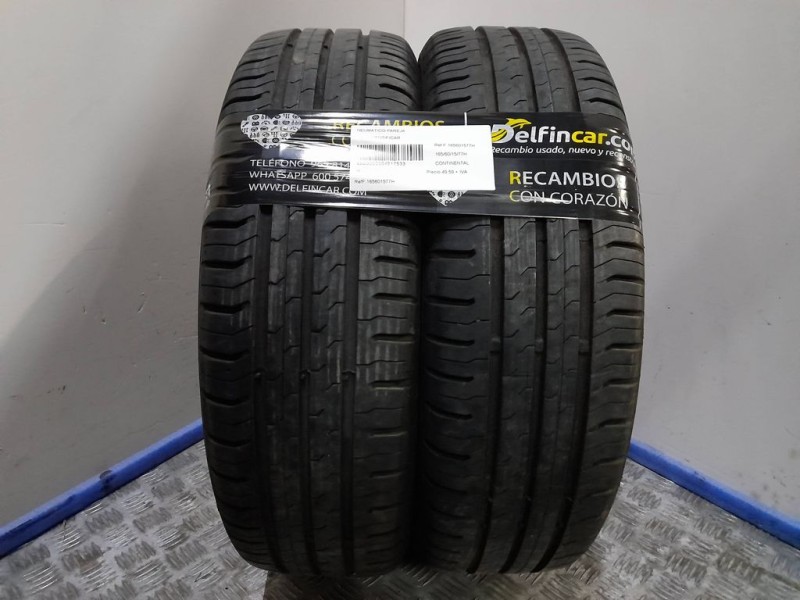 Recambio de neumatico pareja para neumaticos reutilizados - referencia OEM IAM 165601577H 165/60/15/77H CONTINENTAL