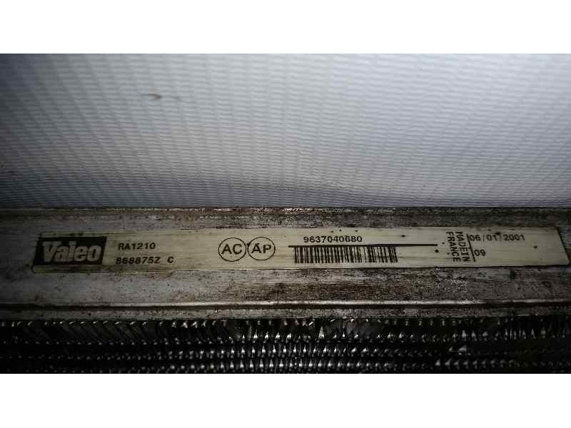 Recambio de radiador agua para citroën xsara berlina 1.9 d sx referencia OEM IAM 868875ZC 9637040680 VALEO