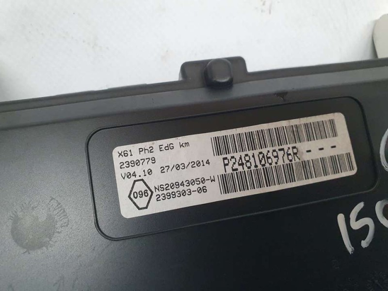 Recambio de cuadro instrumentos para renault kangoo emotion referencia OEM IAM 248106976R NS20943050 