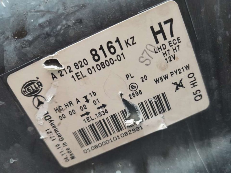 Recambio de faro izquierdo para mercedes-benz clase e (w212) familiar 220 cdi blueefficiency (212.202) referencia OEM IAM A21282