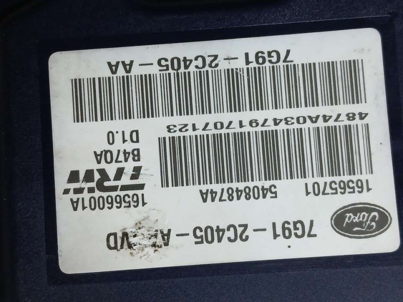 Recambio de abs para ford mondeo ber. (ca2) ghia referencia OEM IAM 7G912C405AA 16566001A TRW