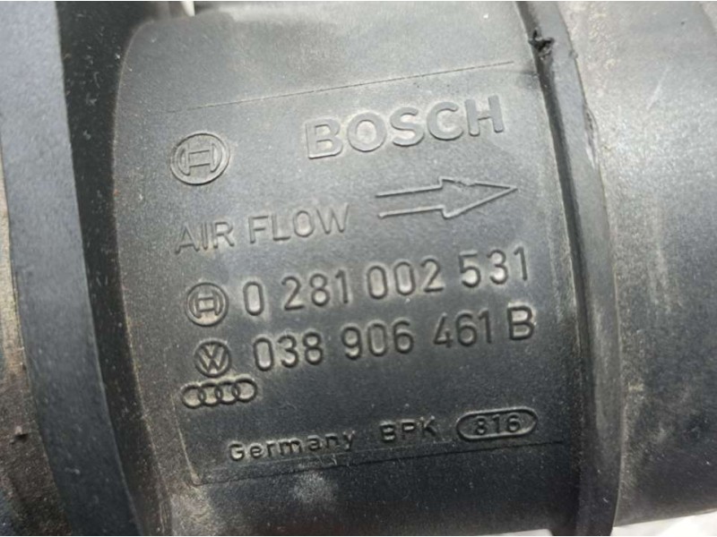Recambio de caudalimetro para seat ibiza (6j5) reference referencia OEM IAM 038906461B 0281002531 BOSCH
