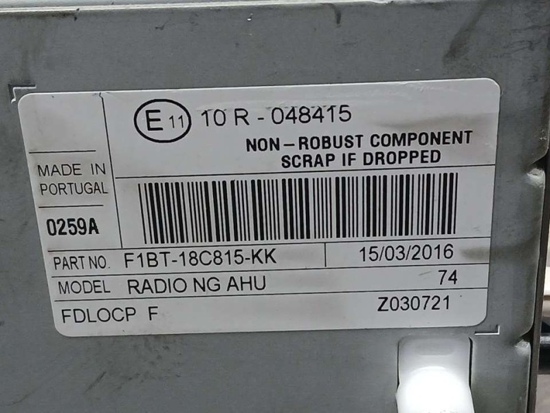 Recambio de sistema audio / radio cd para ford focus lim. business referencia OEM IAM F1BT18C815KK  