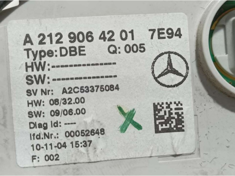 Recambio de luz interior para mercedes-benz clase e (w212) familiar 220 cdi blueefficiency (212.202) referencia OEM IAM A2129064
