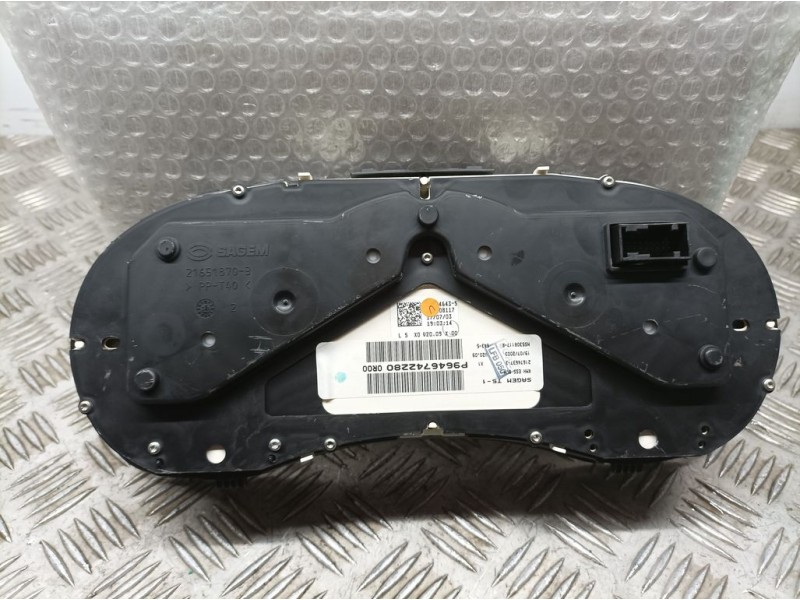 Recambio de cuadro instrumentos para peugeot 307 (s1) xn referencia OEM IAM 9646742280 216746373 SAGEM