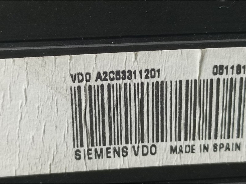 Recambio de cuadro instrumentos para seat ibiza (6j5) reference referencia OEM IAM 6J0920800L A2C53311201 VDO