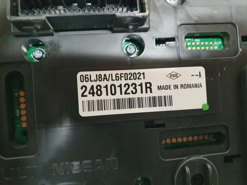 Recambio de cuadro instrumentos para renault clio v zen referencia OEM IAM 248101231R L6F02021 