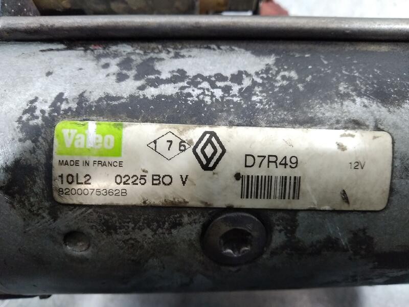 Recambio de motor arranque para renault scenic ii authentique referencia OEM IAM 8200075362b d7r49 valeo