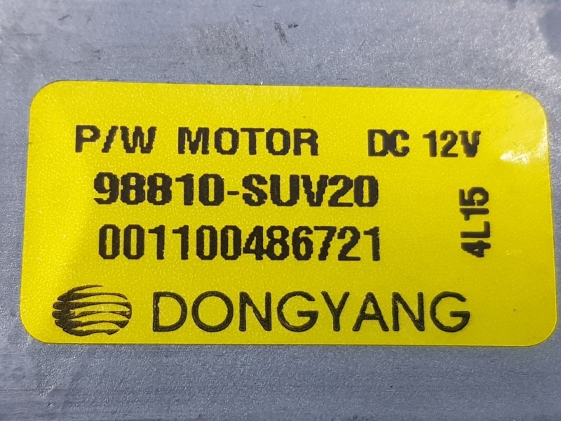 Recambio de elevalunas delantero derecho para opel mokka excellence referencia OEM IAM 98810SUV20 7 PINS ELECTRICO