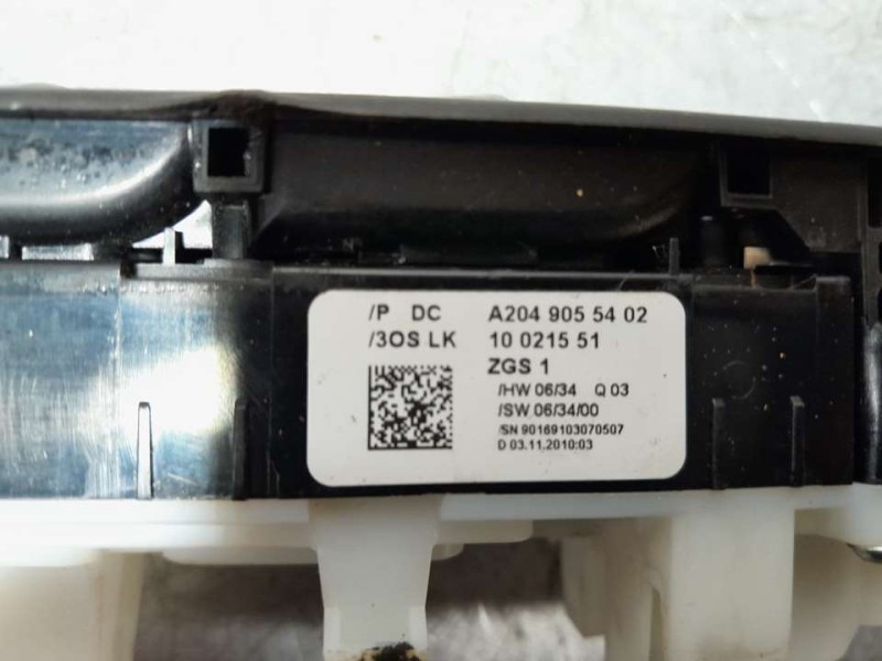 Recambio de mando elevalunas delantero izquierdo para mercedes-benz clase e (w212) familiar 220 cdi blueefficiency (212.202) ref