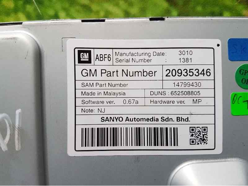 Recambio de sistema navegacion gps para opel insignia berlina cosmo referencia OEM IAM 22739813 344831230 BOSCH