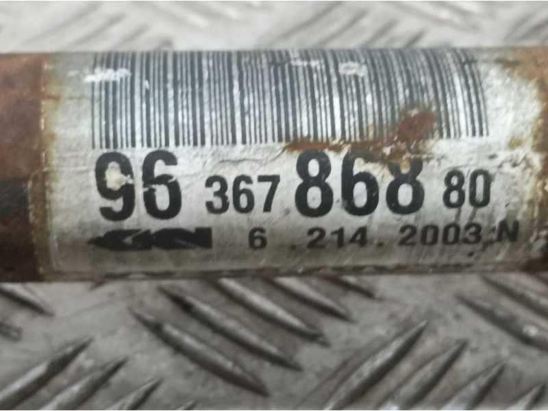 Recambio de transmision delantera derecha para peugeot 307 (s1) xn referencia OEM IAM 9636786880  