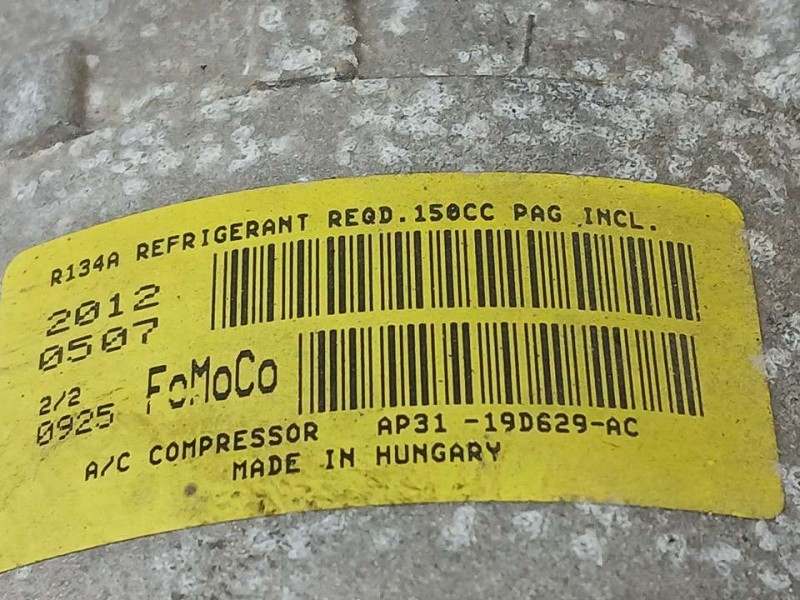 Recambio de compresor aire acondicionado para ford fiesta (cb1) trend referencia OEM IAM AP3119D629AC  