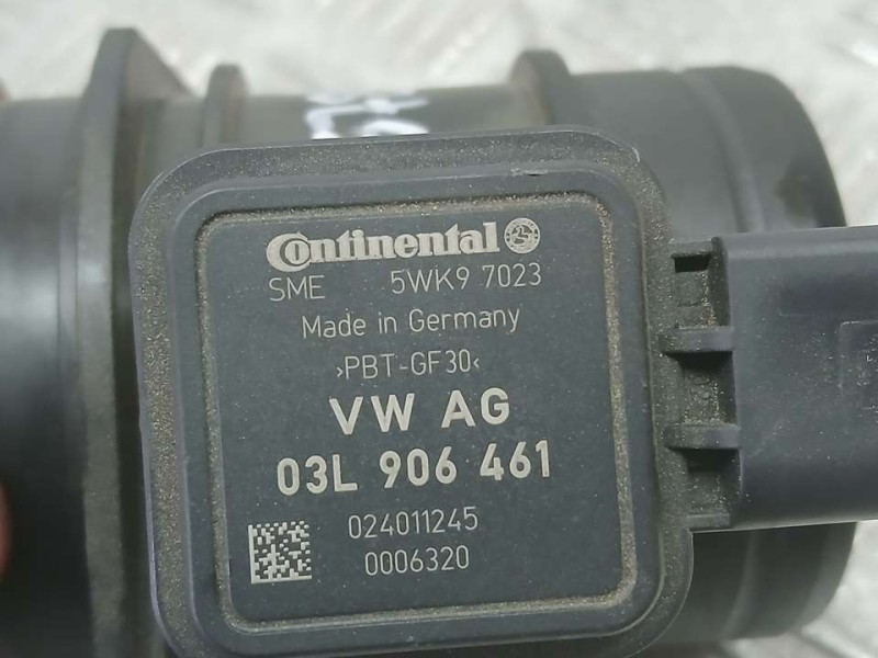 Recambio de caudalimetro para volkswagen golf vi (5k1) rabbit bluemotion referencia OEM IAM 3L906461 5WK97023 CONTINENTAL