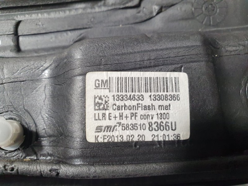 Recambio de retrovisor derecho para opel astra j lim. cosmo referencia OEM IAM 13334633 5835108366U ELECTRICO 7 CABLES