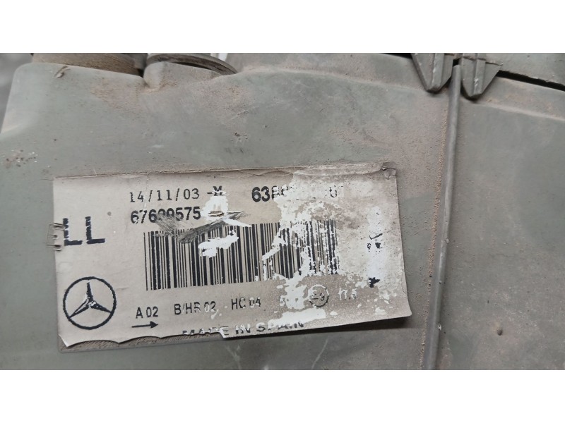 Recambio de faro izquierdo para mercedes-benz vito autobús (w638) 112 cdi 2.2 (638.194) referencia OEM IAM A6388200061 VALEO ROZ