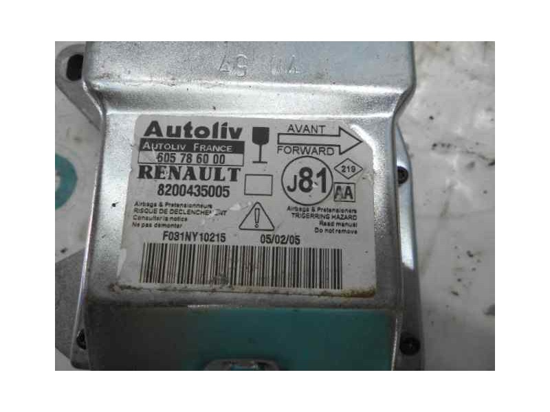 Recambio de kit airbag para renault espace iv (jk0) grand espace dynamique referencia OEM IAM 8200435005  