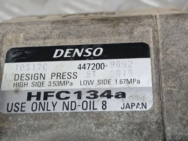 Recambio de compresor aire acondicionado para honda accord berlina (cg7-9/ch1-7) 1.8i ls (cg8) referencia OEM IAM 4472009892 10S