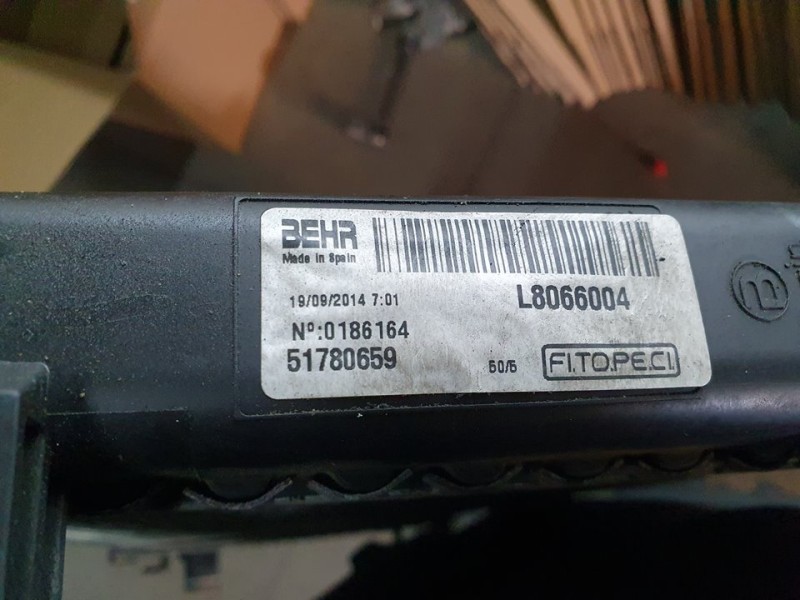 Recambio de radiador agua para citroën nemo nivel b referencia OEM IAM 51780659 L8066004 