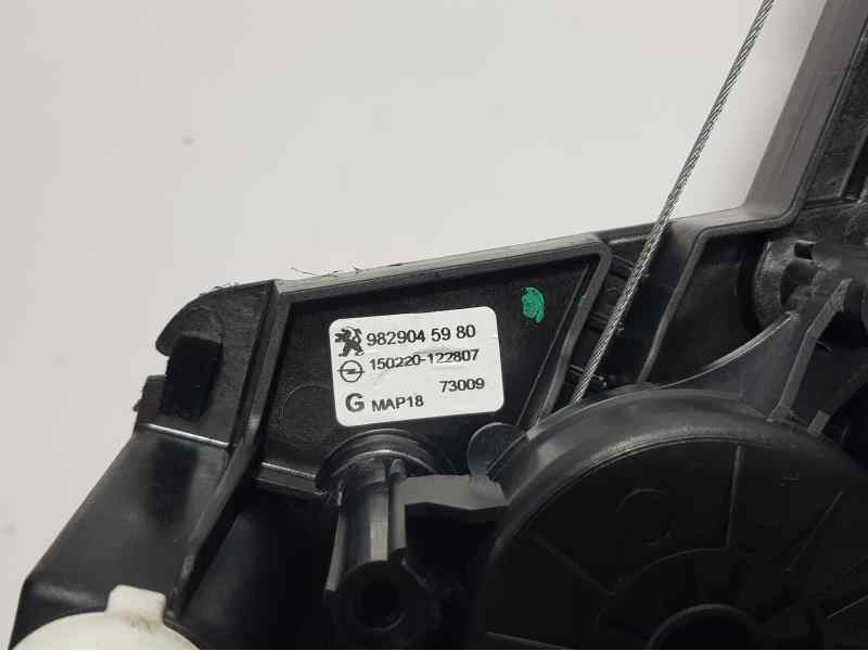 Recambio de elevalunas trasero izquierdo para peugeot 208 (p2) allure referencia OEM IAM 9829045980 150220122807 ELECTRICO 6 PIN