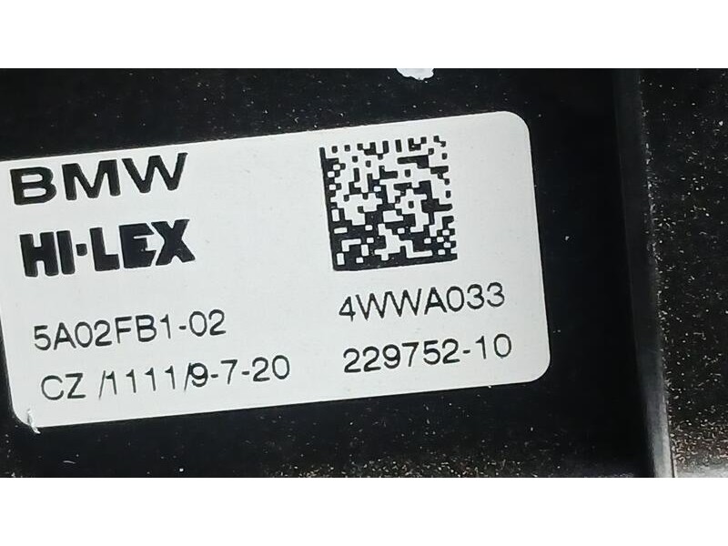 Recambio de elevalunas delantero izquierdo para bmw serie 1 lim. (f40) 118i m sport referencia OEM IAM 5A02FB102 ELECTRICO 6 PIN