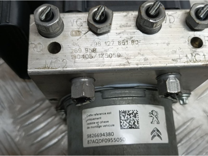 Recambio de abs para peugeot 5008 active referencia OEM IAM 9812786180 269959 