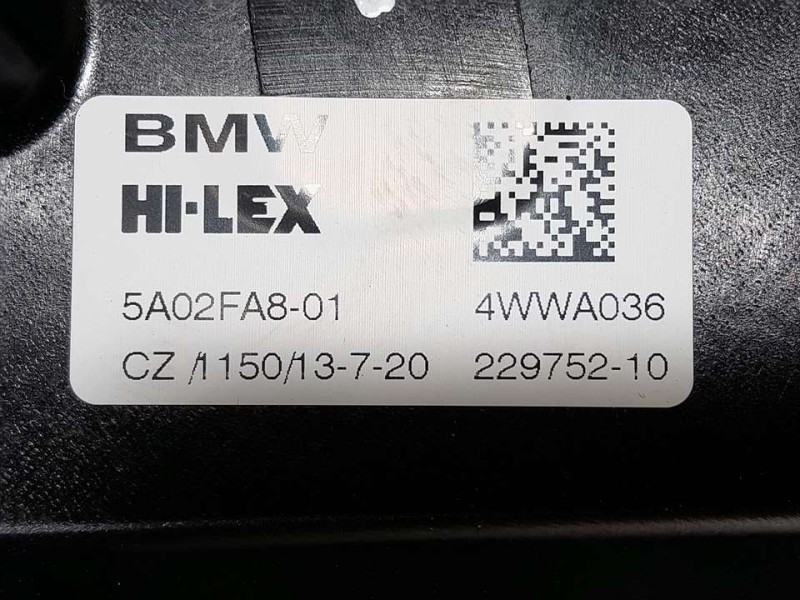 Recambio de elevalunas trasero derecho para bmw serie 1 lim. (f40) 118i m sport referencia OEM IAM 5A02FA801  ELECTRICO