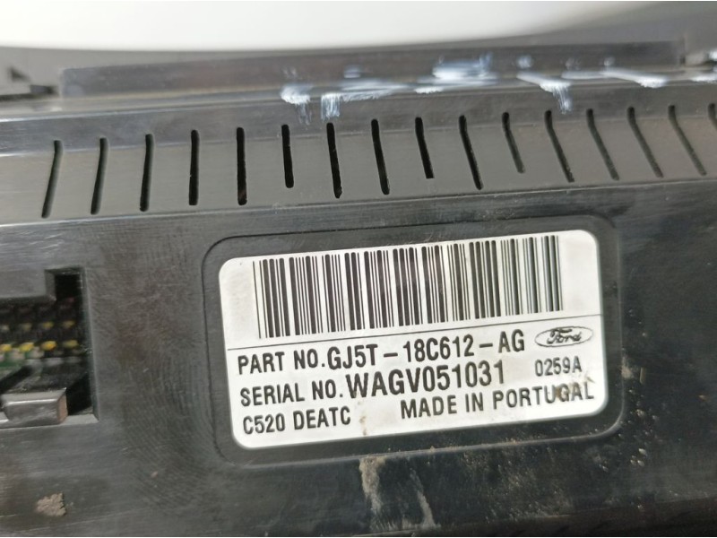 Recambio de mando climatizador para ford kuga (cbs) trend referencia OEM IAM GJ5T18C612AG  