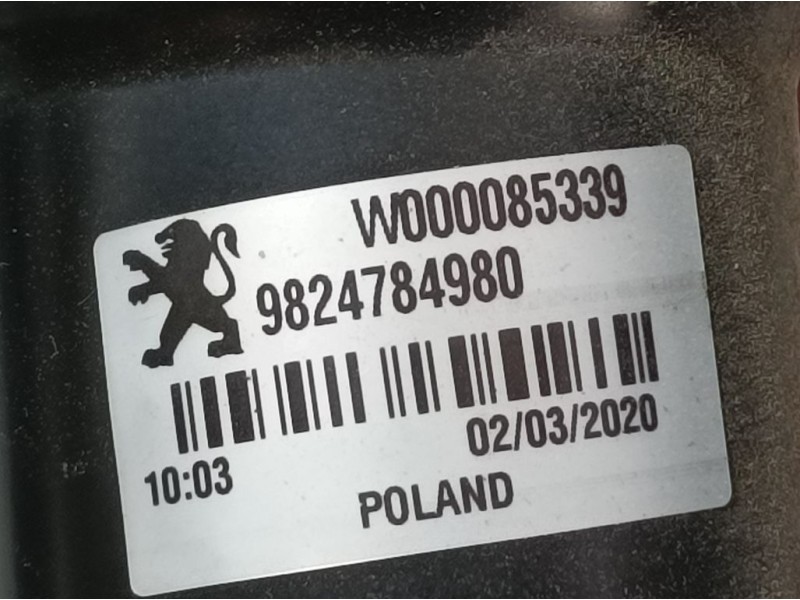 Recambio de motor limpia delantero para peugeot 208 (p2) allure referencia OEM IAM 9824784980 W000085339 VALEO