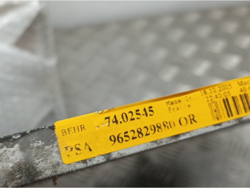 Recambio de condensador / radiador aire acondicionado para citroën xsara picasso 2.0 hdi sx referencia OEM IAM 9652829880 740254