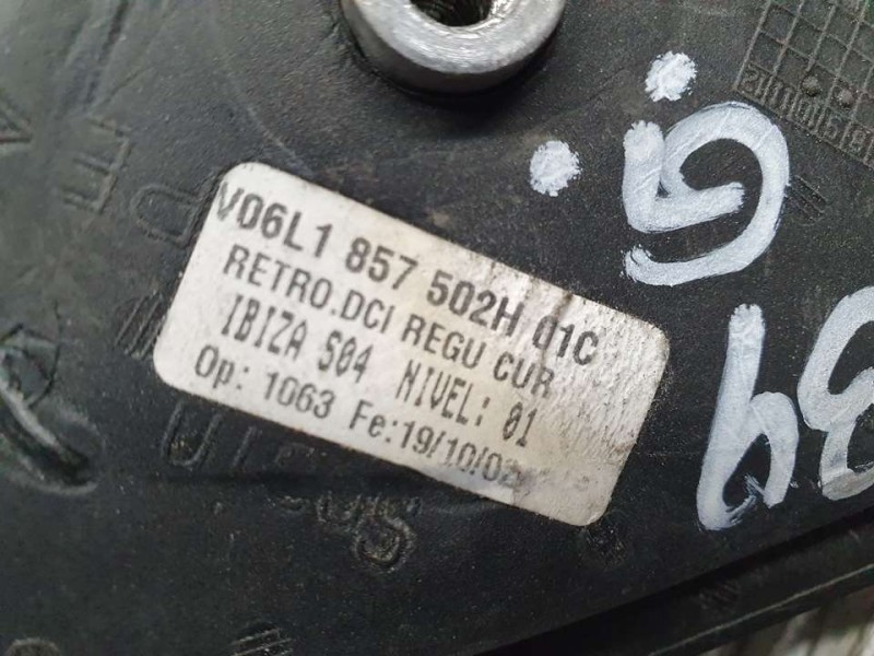 Recambio de retrovisor derecho para seat ibiza (6l1) cool referencia OEM IAM 06L1857502H  C/ M