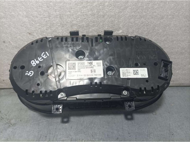 Recambio de cuadro instrumentos para seat ateca (kh7) style referencia OEM IAM 5F0920740E A2C1236200 CONTINENTAL CRISTAL TOCADO