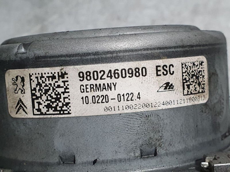 Recambio de abs para peugeot 208 active referencia OEM IAM 9802460980 1002201224 ATE