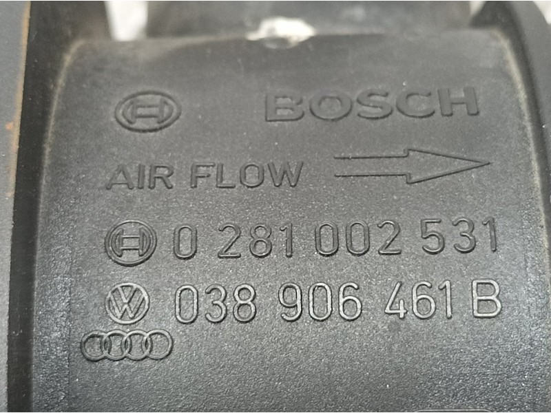 Recambio de caudalimetro para volkswagen polo (9n3) edition referencia OEM IAM 038906461B 0281002531 BOSCH