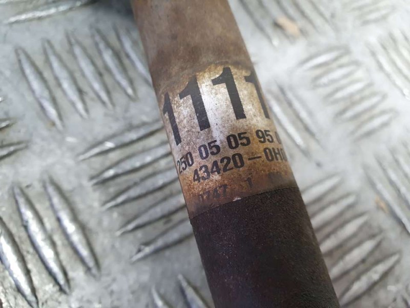 Recambio de transmision delantera izquierda para toyota aygo (kgb/wnb) blue referencia OEM IAM 434200H010A  