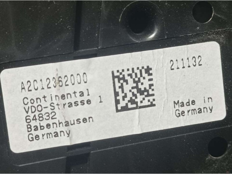 Recambio de cuadro instrumentos para seat ateca (kh7) style referencia OEM IAM 5F0920740E A2C1236200 CONTINENTAL CRISTAL TOCADO