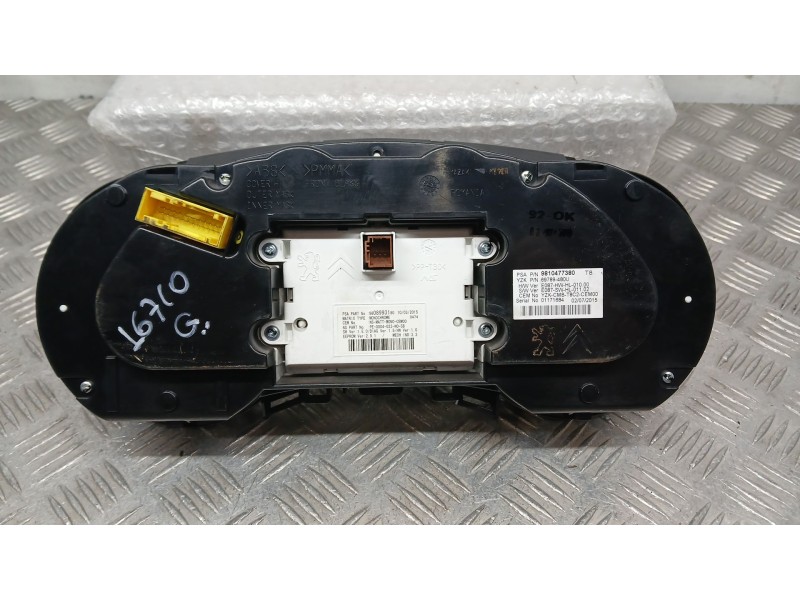 Recambio de cuadro instrumentos para peugeot 3008 i monospace (0u_) 1.6 bluehdi 120 referencia OEM IAM 9810477380 9808993180 697